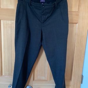 NYDJ Black/grey tweed 1” cuff pant.